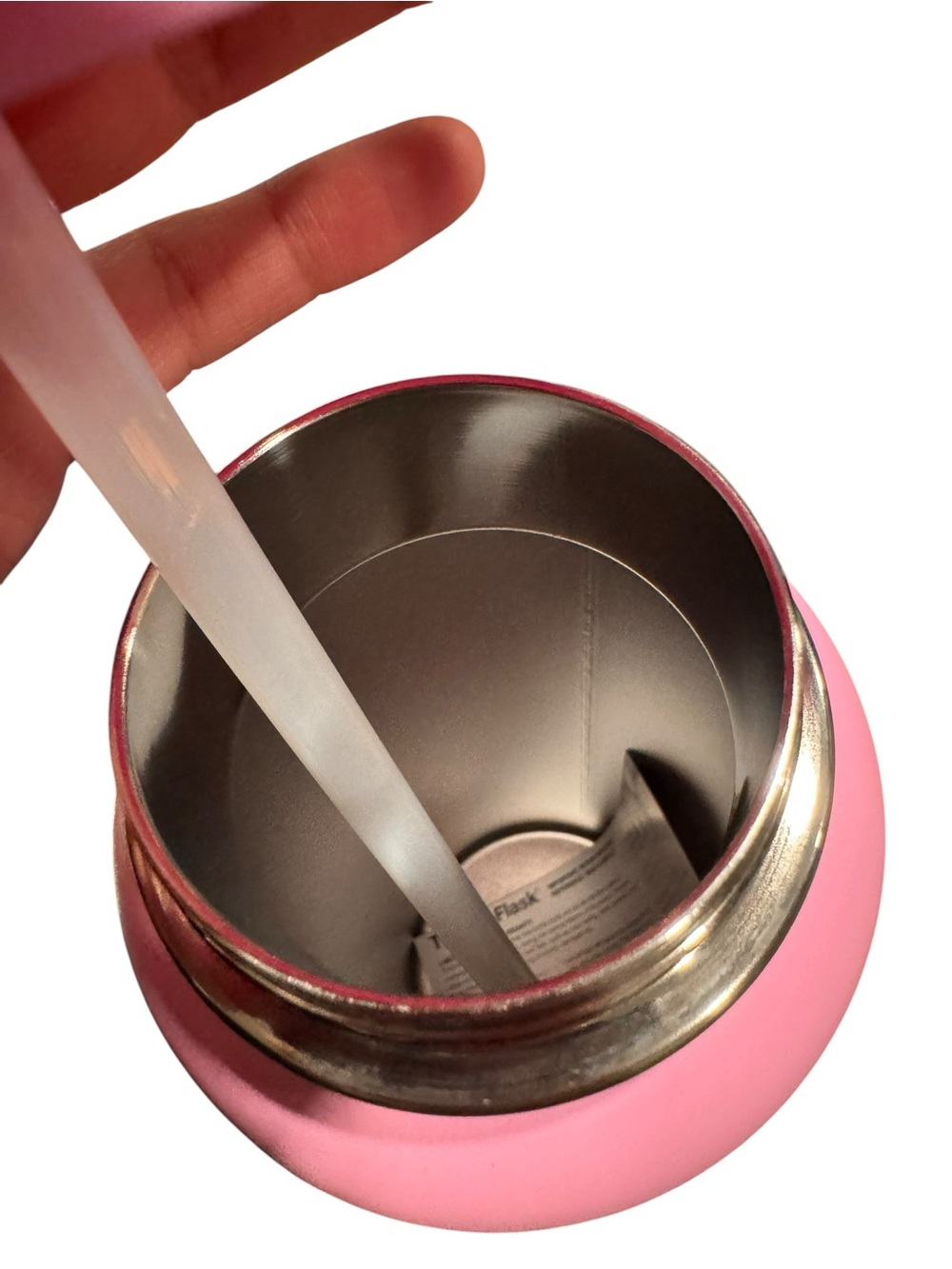 Thermoflask Pink Insulated Straw Water Bottle - Picture 3 of 4